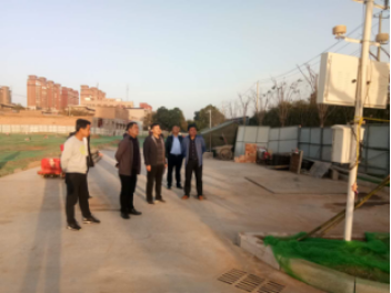 渭南市市政府環(huán)保督查小組到總公司陜西澄城項目檢查指導